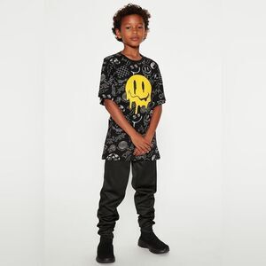 Eighty Eight Brand Melting Smiley Face Tee Size XL
